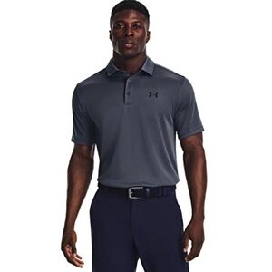 🛍️Like New Under Armour Small Men's Downpour Gray Polo Loose Shirt